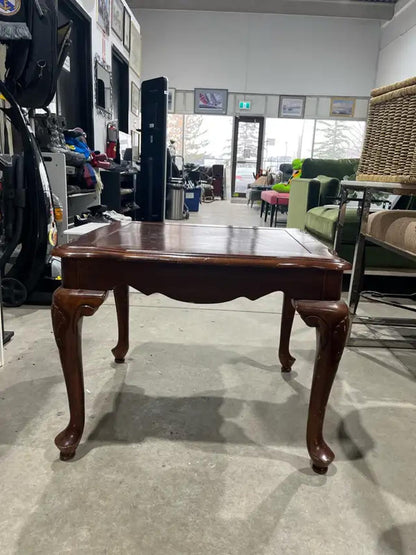 Solid wood square coffee table