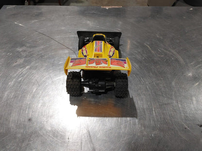 Good Condition Radio Shack 2-Speed Aero Buggy RC Car Yellow Untested No Remote