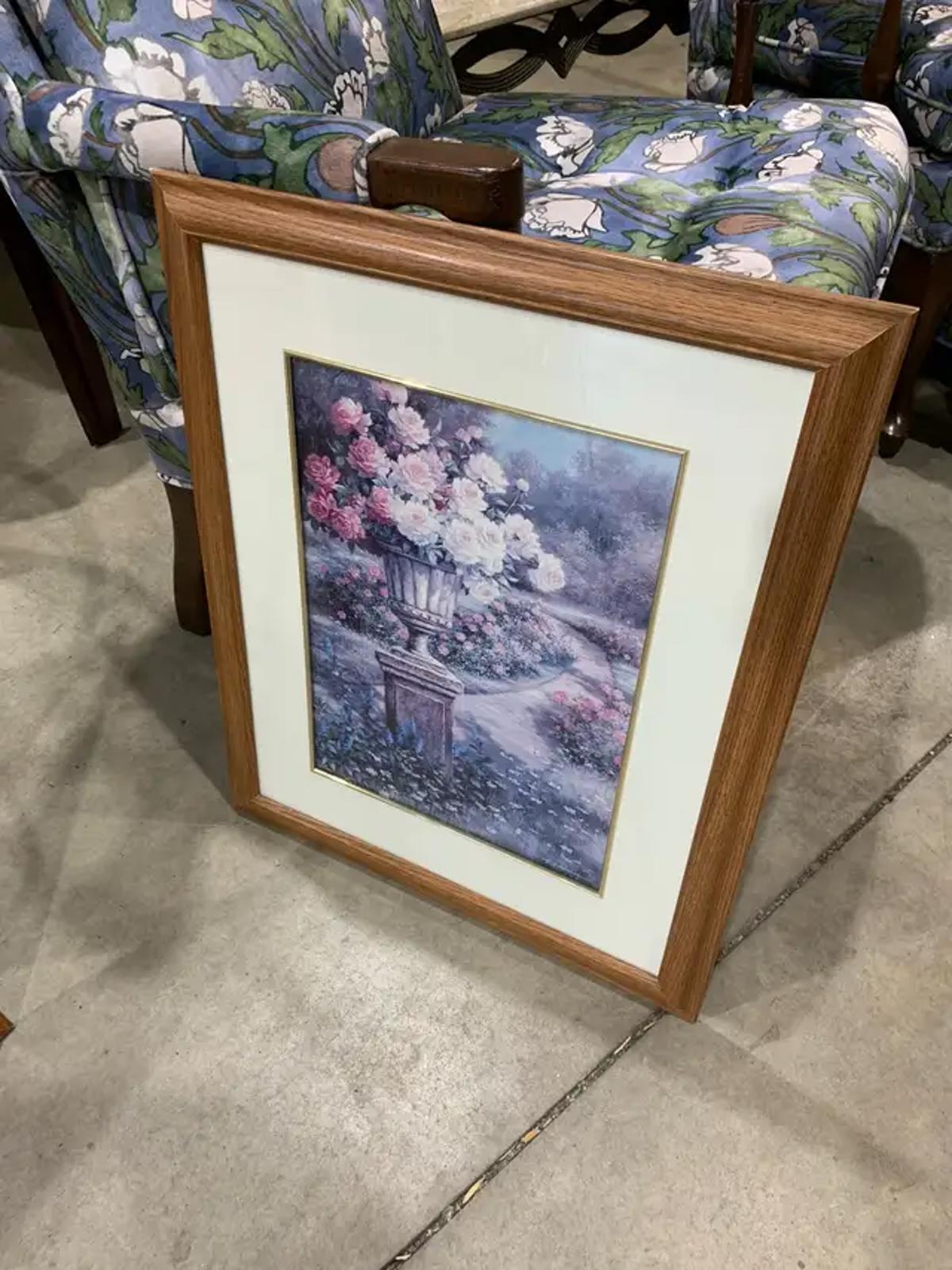 Framed Floral Print