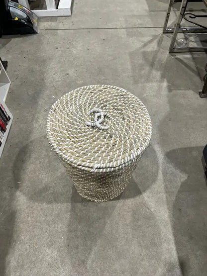 Boho Basket with Lid (Large)