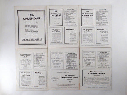 The Railway Magazine 1954 Complete 12 Issues - Great Condition