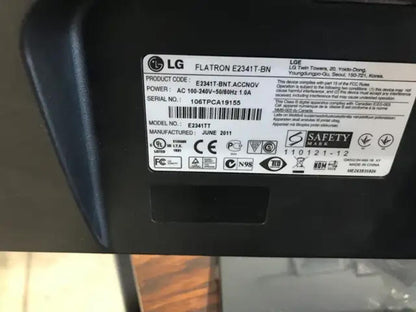 LG E2341T 1920 x 1080 23" Monitor