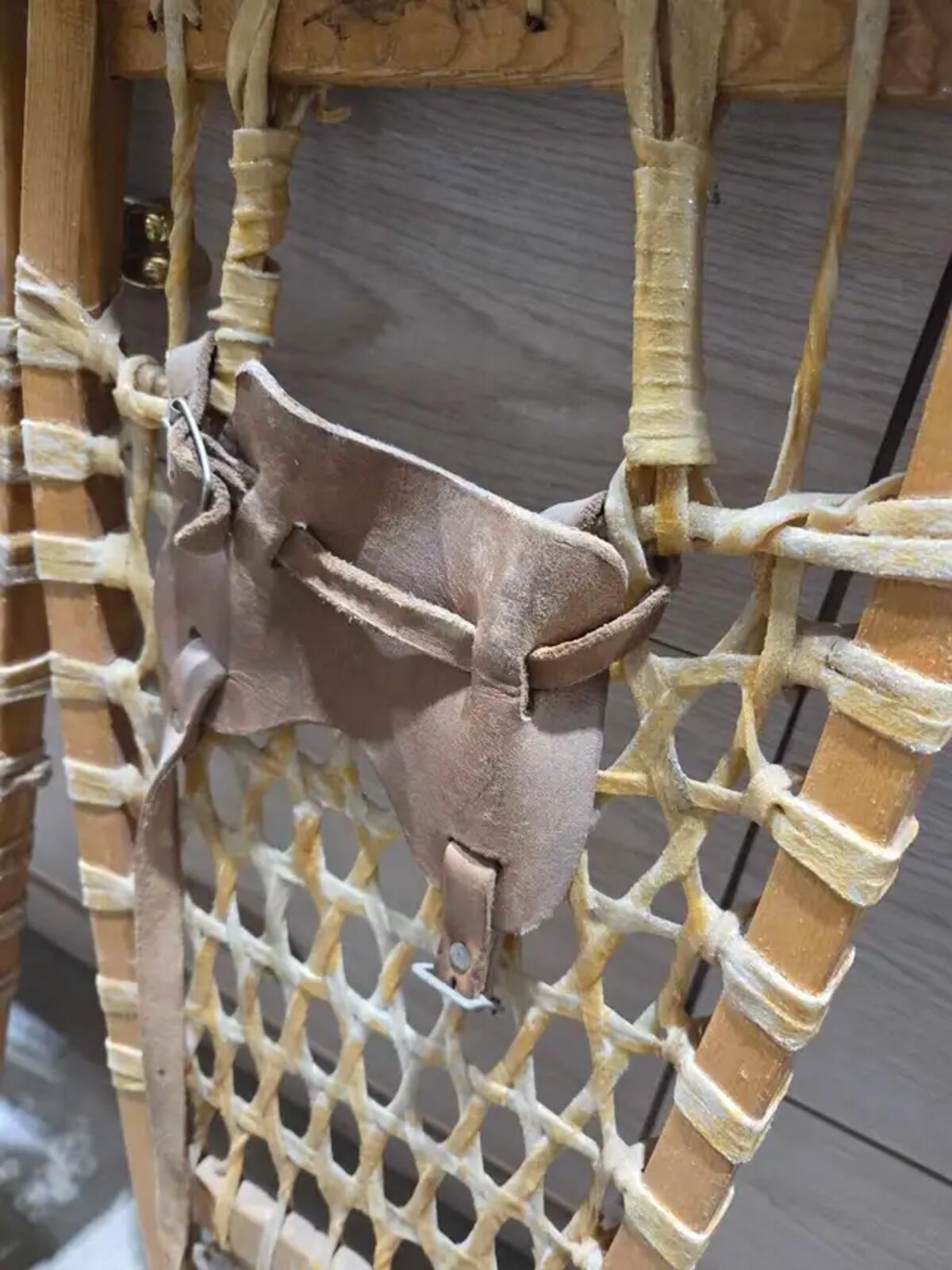 Vintage Handwoven Snowshoes - 38"