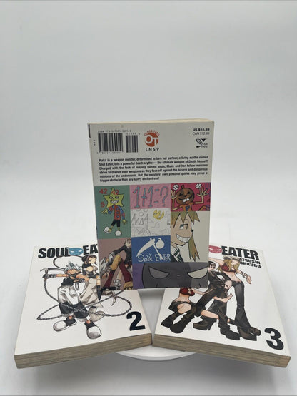 Soul Eater Manga Volume 1-3 (English)