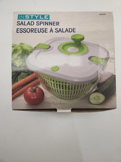 InStyle Salad Spinner - White/Green
