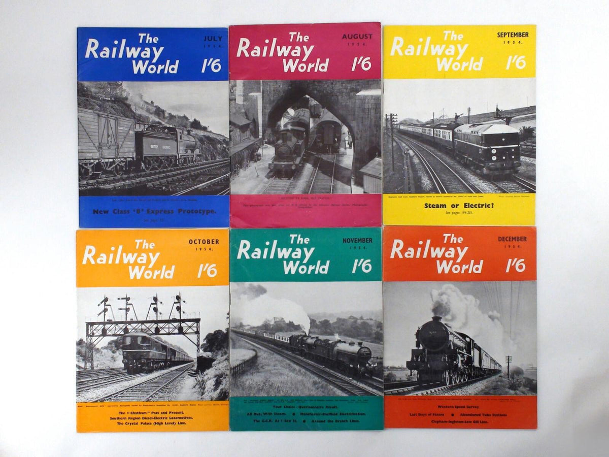 The Railway Magazine 1954 Complete 12 Issues - Great Condition