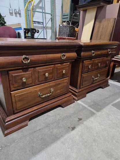 Vintage Wooden Nightstands