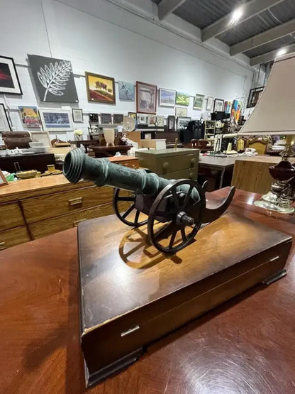 Maitland Smith Decorative Cannon 18" long