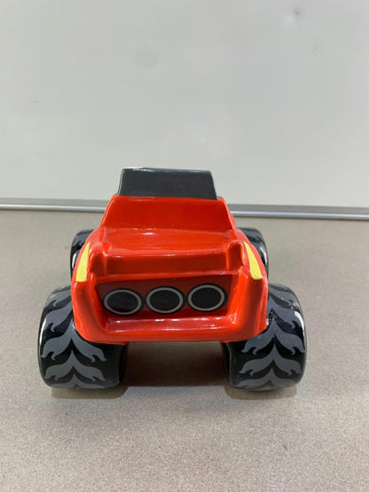 Nickelodeon blaze and the monster machines Ceramic Piggy Bank. Red Bank Truck.