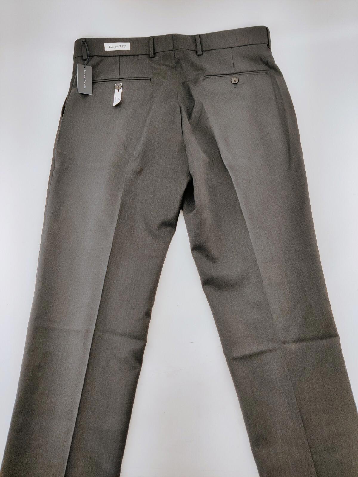 NWT Joseph Abboud Wool Blue Unhemmed Trousers Men's Size 34