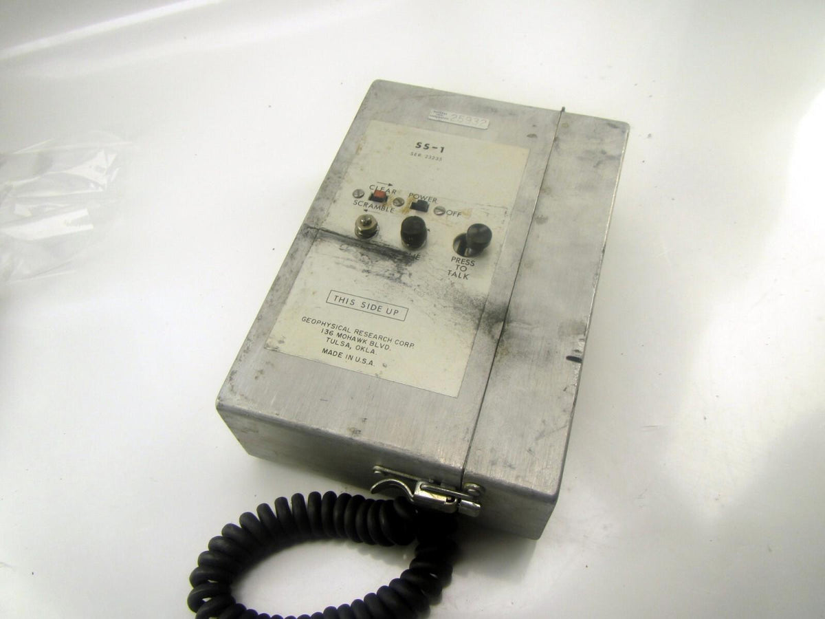 Téléphone portable SS-1 de Geophysical Research Corp