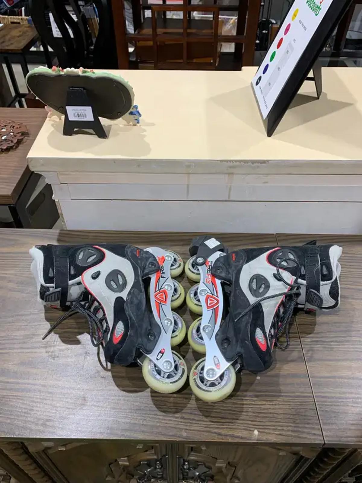 Firefly Roller Blades with red detail