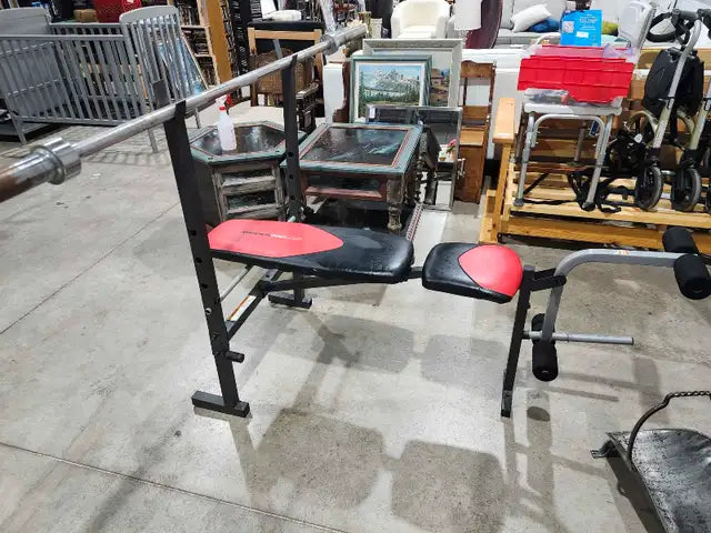 Weider Pro 256 Bench Press + 210lbs Plates & Bar