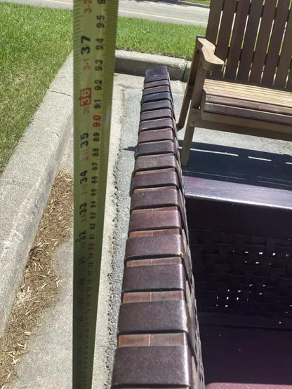 Woven Wood Outdoor Chair