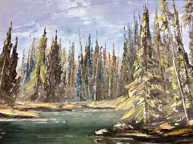 Framed Oil Painting - Landscape Art