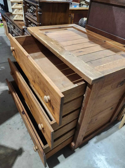 Handmade Rustic Wooden Dresser
