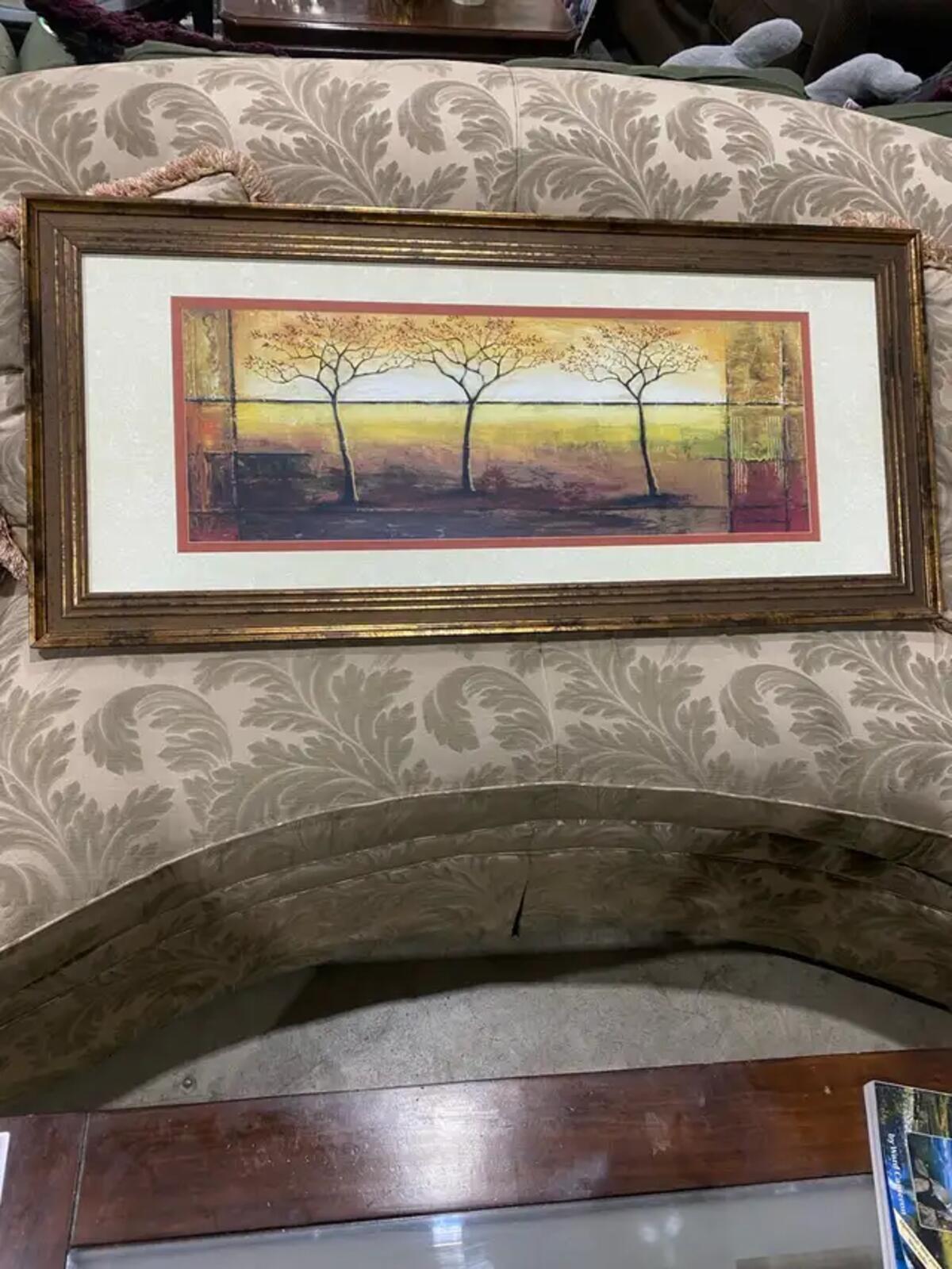Framed Tuscan Tree Art