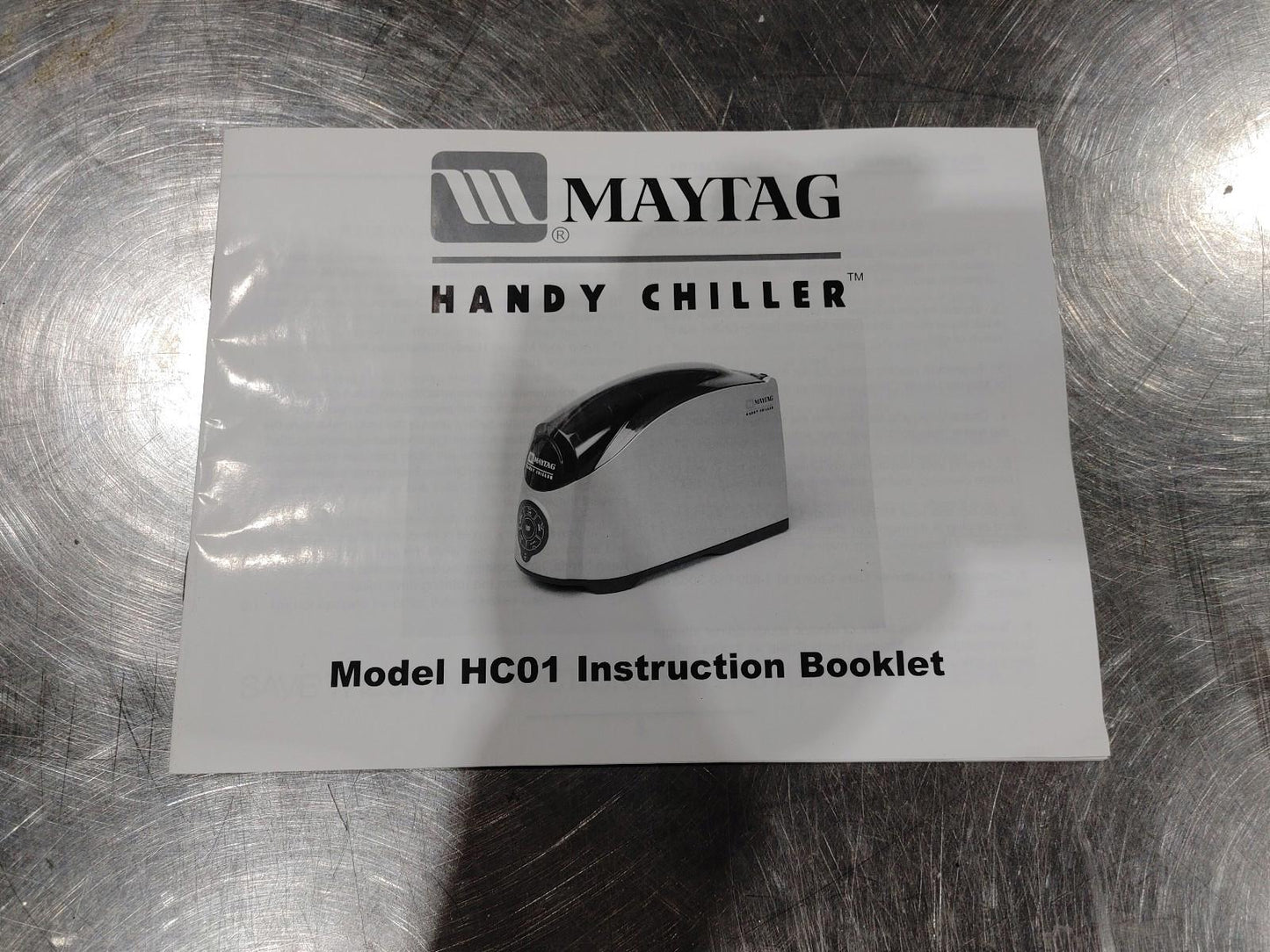 Brand New In Box Maytag Handy Chiller HC-01 Electric Drink Chiller/Cooler Silver