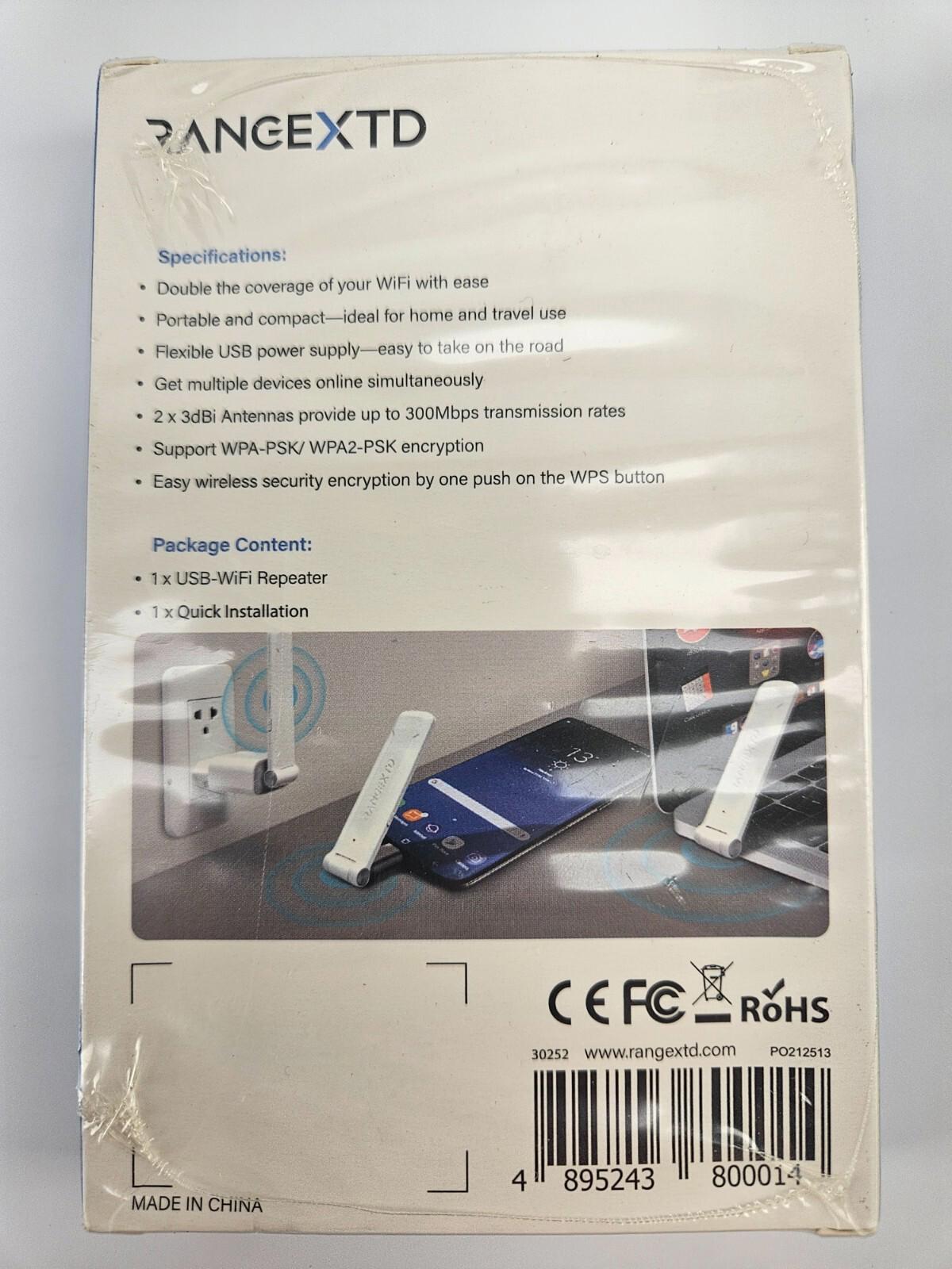 Rangextd WiFi Range Extender 300 Mbps