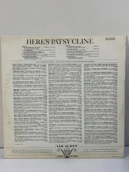 HERE'S PATSY CLINE LP 1965 ORIGINAL NICE CONDITION