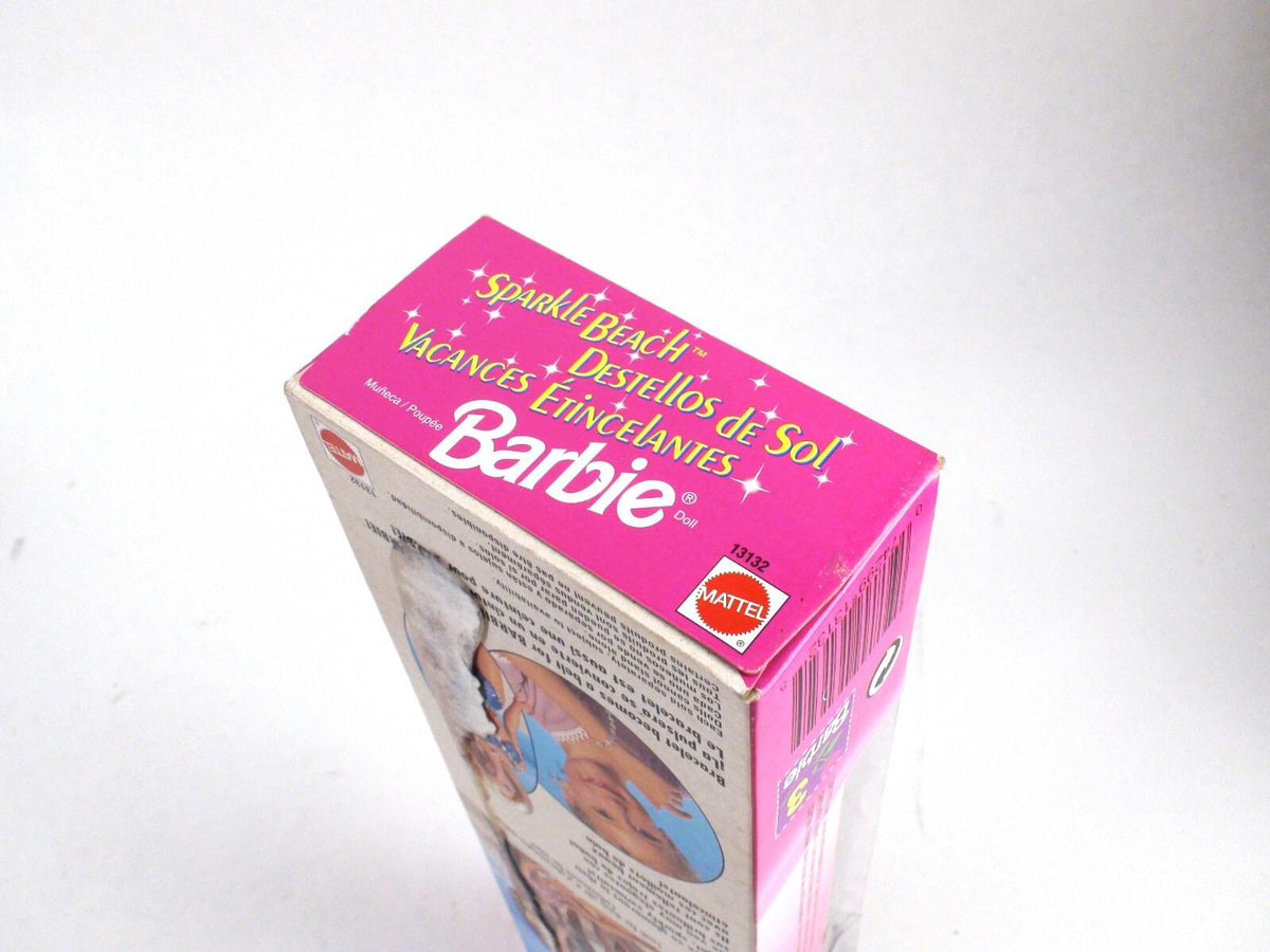 Vintage  1995 Sparkle Beach Barbie, New In Box - French/ Spanish Packaging, RARE
