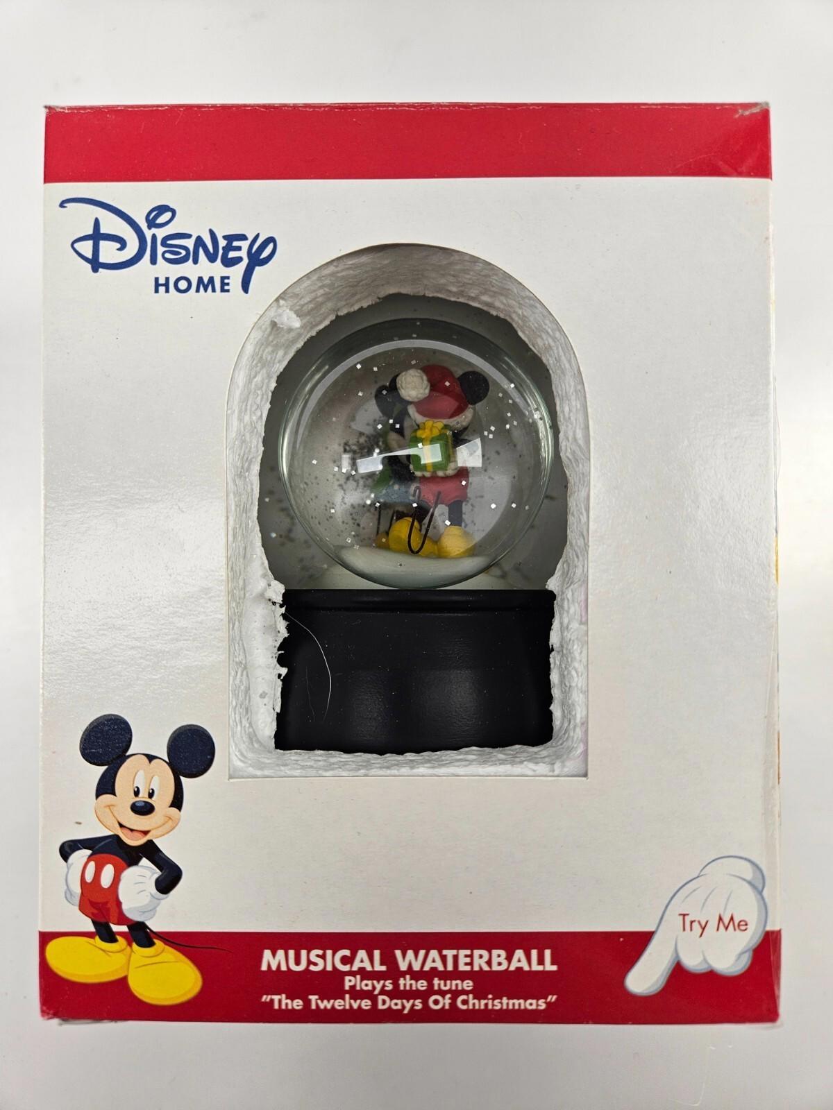 Boule à neige Disney Mickey Musical Waterball de 14 cm