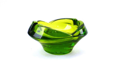 Collectible Vintage MCM Viking Glass Tulip Ashtray- Retro Smoking Modern Ashtray