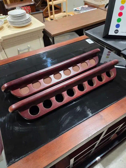 Wall Mounted Wooden Cue Rack