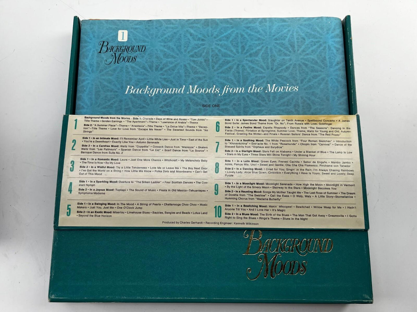 Reader's Digest Background Moods Music For Your Every Mood  10 LPs Vinyl Box Set