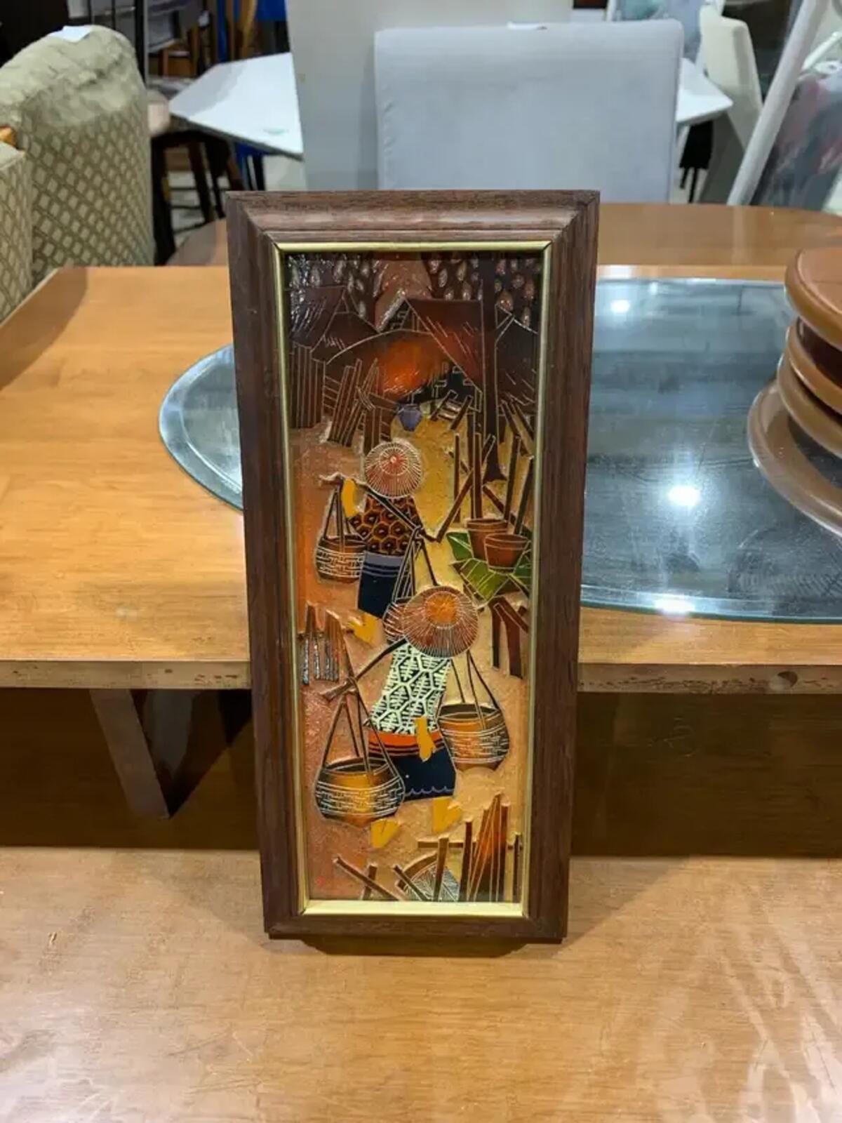 Set of 3 Thai Folk Art Wall Hangings