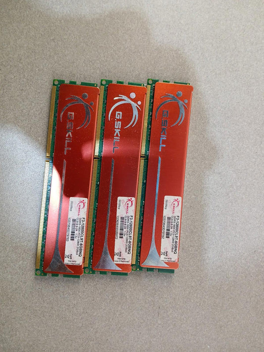 3 pack DDR3 1600 2gb ECC GSKILL RAM *TESTED*