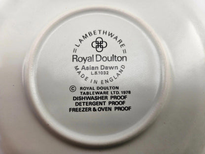 Royal Doulton Lambethware Asian Dawn Set (13 Tea Cups, 11 Plates)