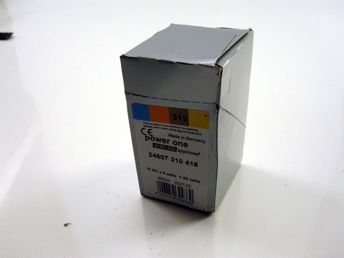 Box of Power One 312 60 Cells Batteries