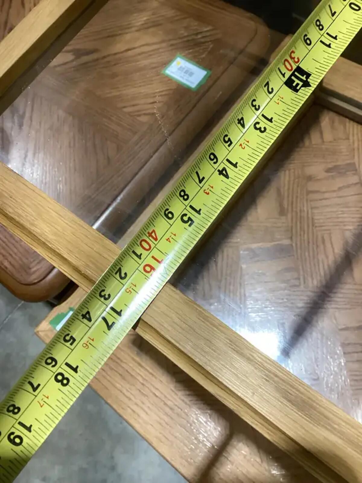 Oak and Glass Display Case