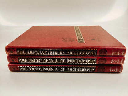 The Encyclopedia of Photography Volumes 1-3 Greystone Press Vintage 1970