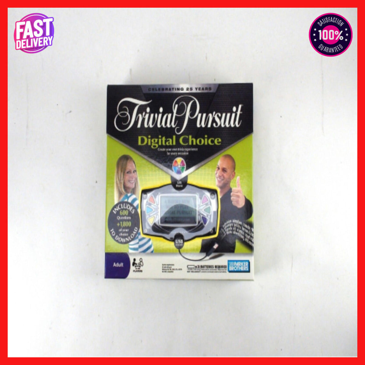 Trivial Pursuit Digital Choice Board Game, Parker Brothers - New & SEALED!