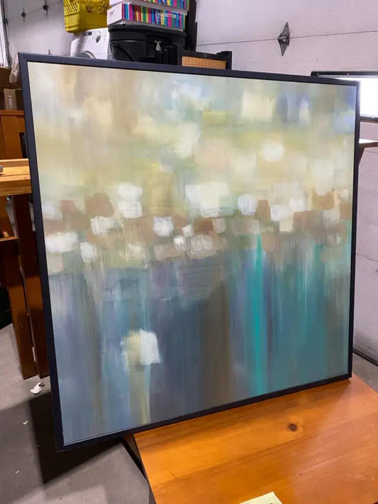 Aqua Light by Karen Lorena Parker Large Art Print