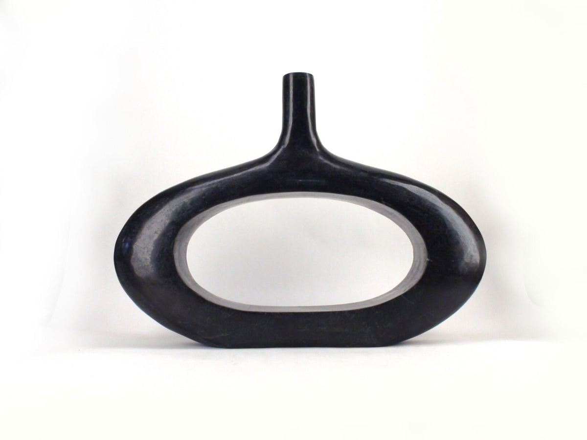 GOOD CONDITION Marquis Beverly Hills Extra Large Art Deco Vase Black