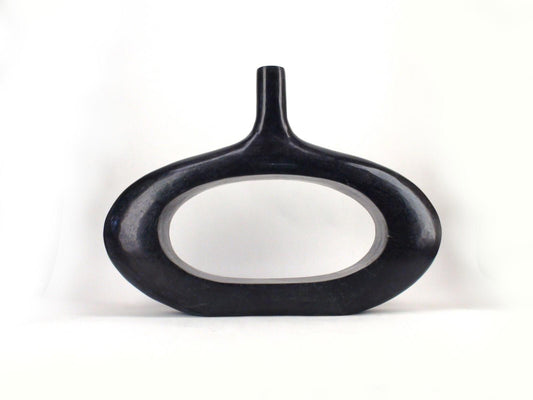 GOOD CONDITION Marquis Beverly Hills Extra Large Art Deco Vase Black