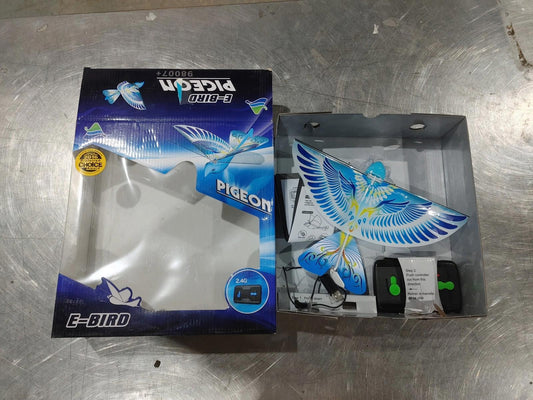 EXCELLENT CONDITION In Box Pigeon E-Bird Wireless Flying Bird Toy Blue