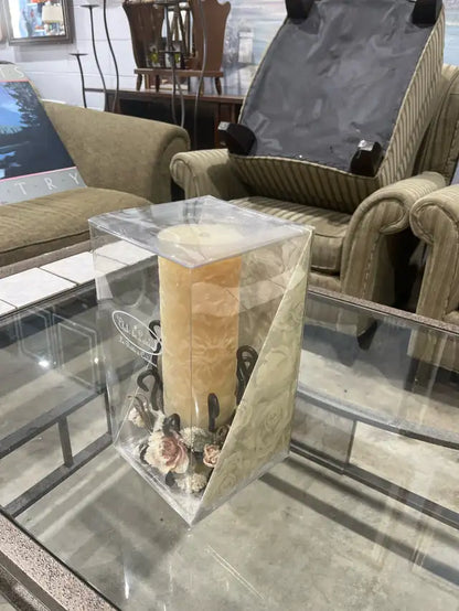 Brand new Claire de lune tall candle