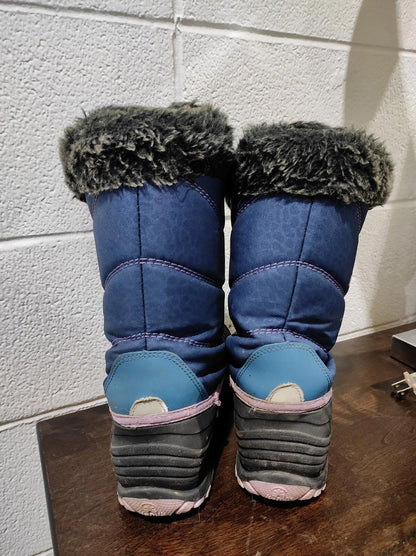 Kamik Waterbug 4 Kid's Winter Boots, LT Navy Purple