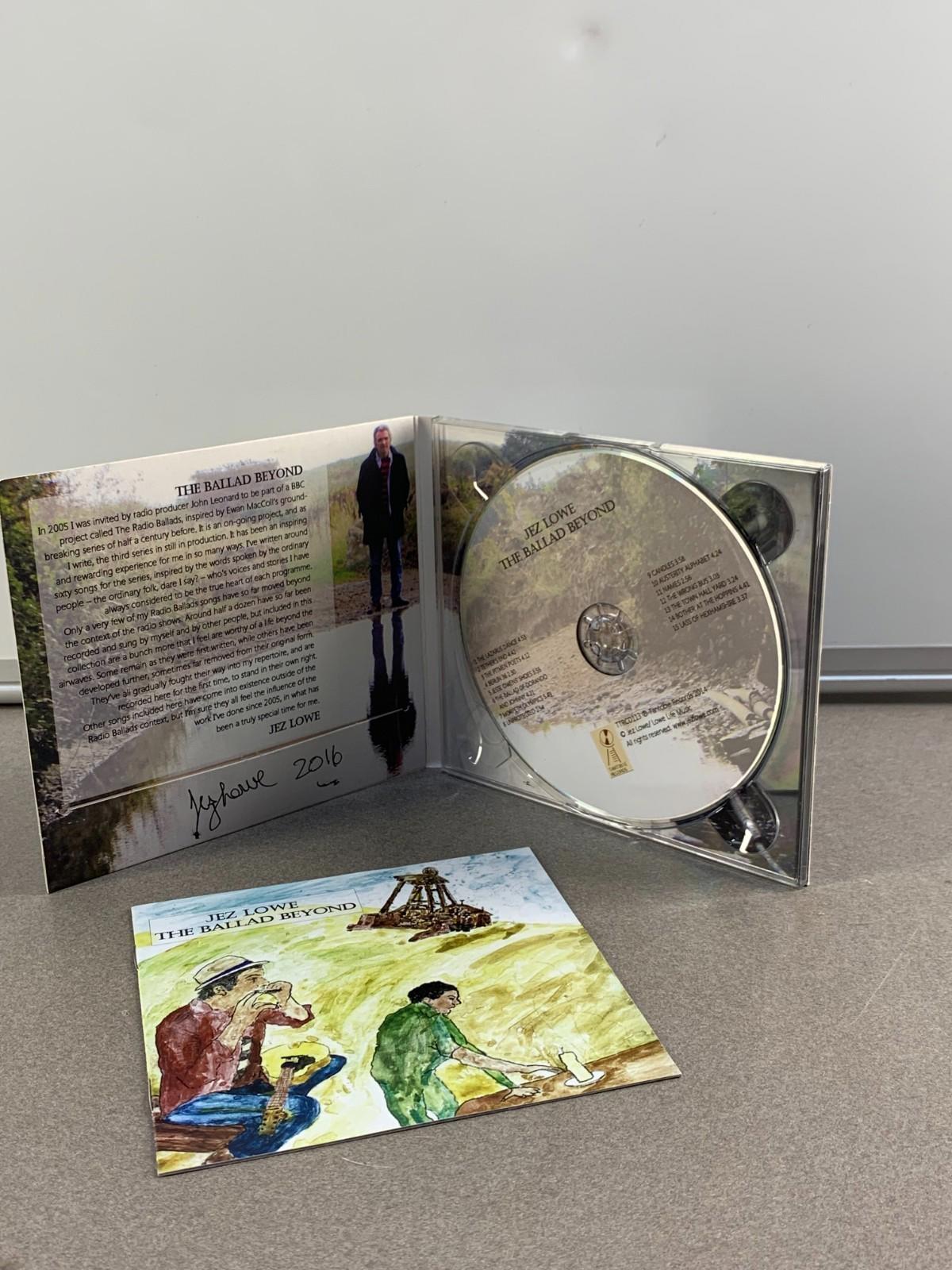 Ballad Beyond by Lowe, Jez (CD, 2014) SIGNED Autograph