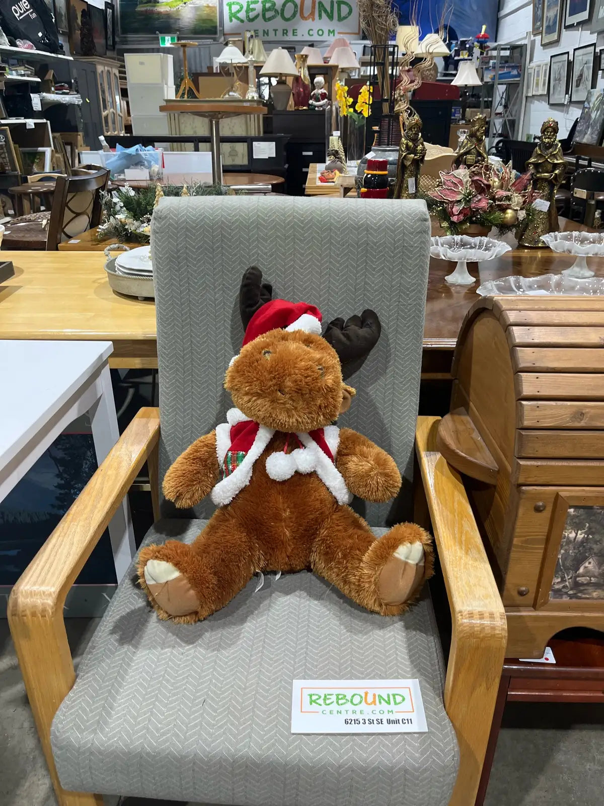 Christmas Moose Plush