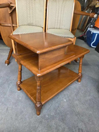 Vintage Mid-Century Telephone Table