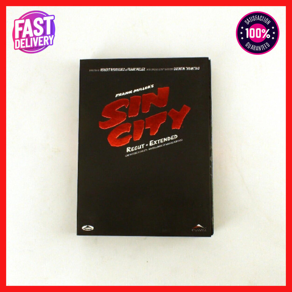 Sin City Special Edition DVD - Recut And Extended W Graphic Novel - Frank Miller