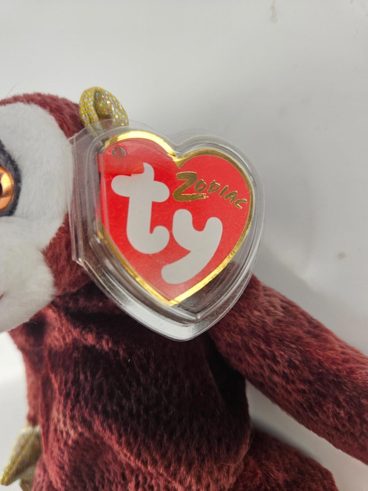 2000 Rare et retiré Beanie Babies ZODIAQUE CHINOIS Année du Singe 8”