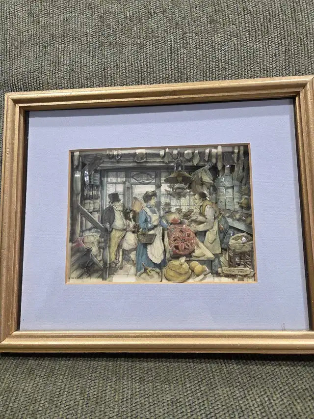 Anton Pieck 3D Wooden Art - 1966