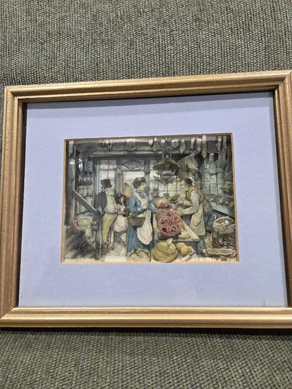 Anton Pieck 3D Wooden Art - 1966