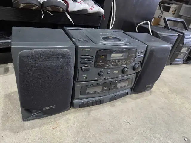 Optimus Stereo System - FM/AM/CD/CASSETTE